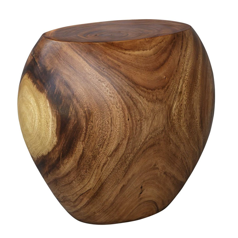 Uttermost Lomas Solid Wood Accent Stool, Natural