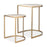 Uttermost Lindon Travertine Nesting Tables Set of 2, Gold - 50246