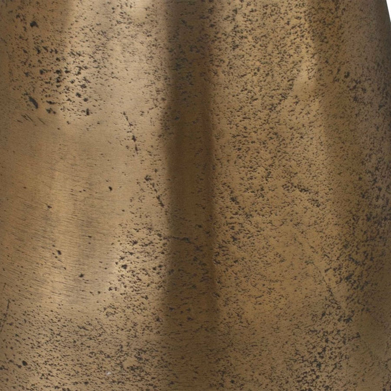 Uttermost Torin Marble/Brass Drink Table