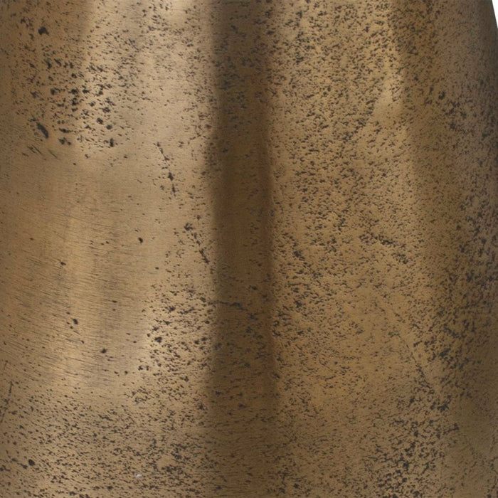 Uttermost Torin Marble/Brass Drink Table