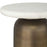 Uttermost Reiss Marble/Brass Drink Table