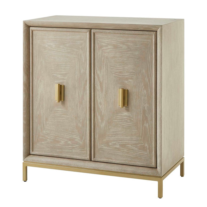 Uttermost Alessia Washed 2 Door Cabinet, Oak