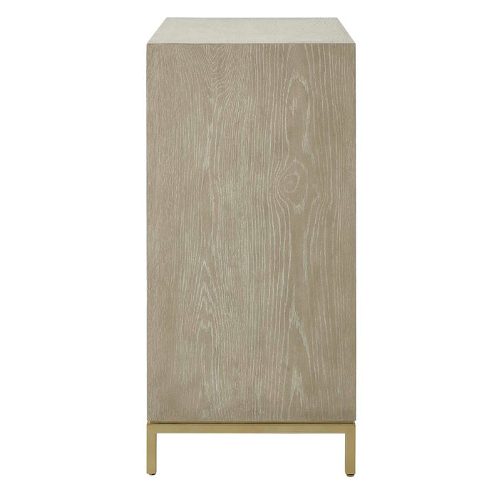 Uttermost Alessia Washed 2 Door Cabinet, Oak