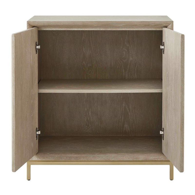 Uttermost Alessia Washed 2 Door Cabinet, Oak