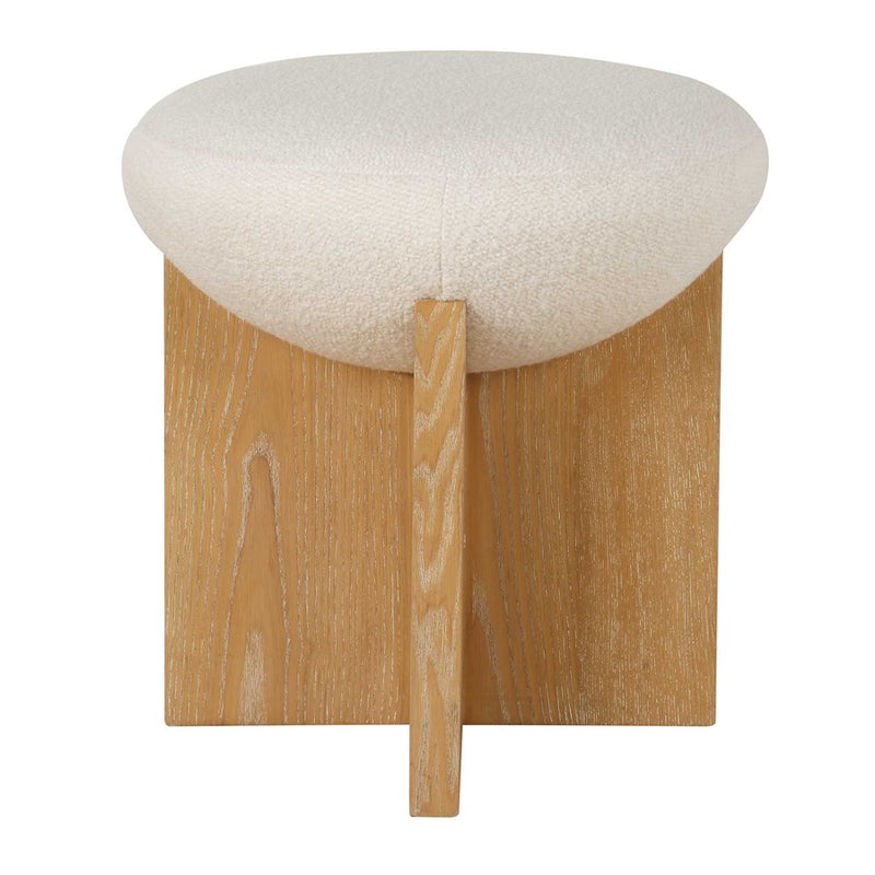 Uttermost Lainie Minimalist Accent Stool, Oak