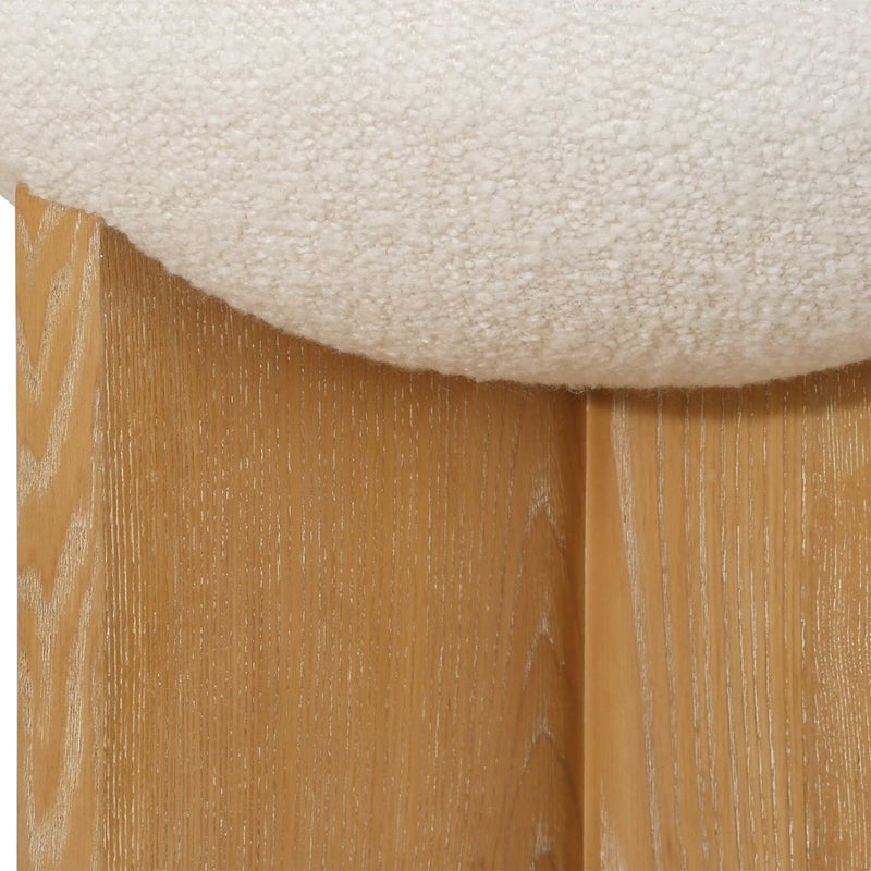 Uttermost Lainie Minimalist Accent Stool, Oak