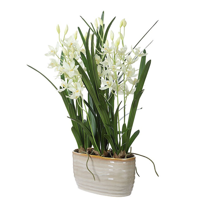 Uttermost Ariana Orchid Planter, Lush Green