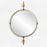 Uttermost Guardrail Round Mirror, Plated Antique Brass - 8215