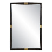 Uttermost Larkin Dark Wood/Brass Mirror - 8217