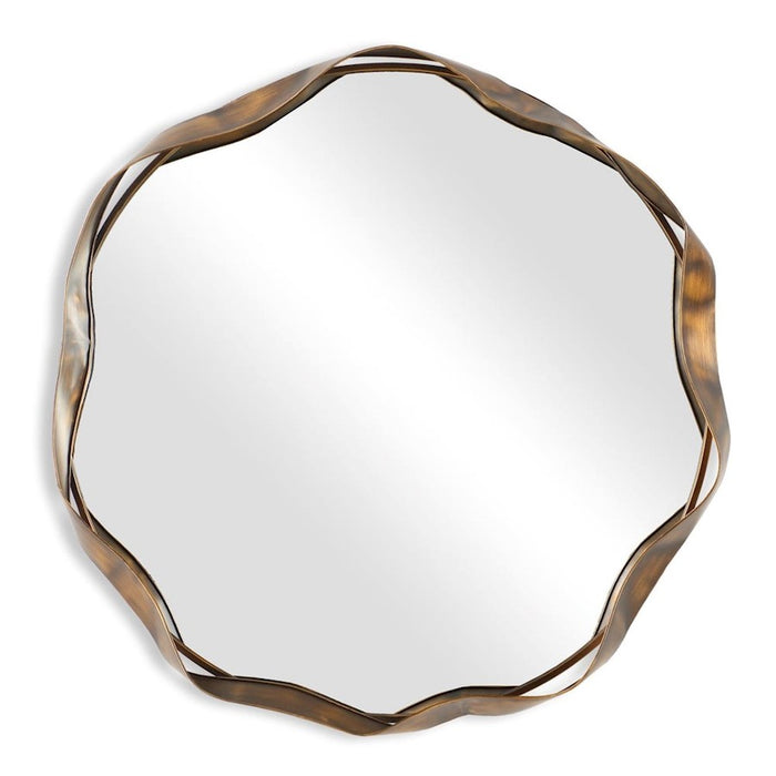 Uttermost Catch The Wave Round Mirror, Bronze - 8225
