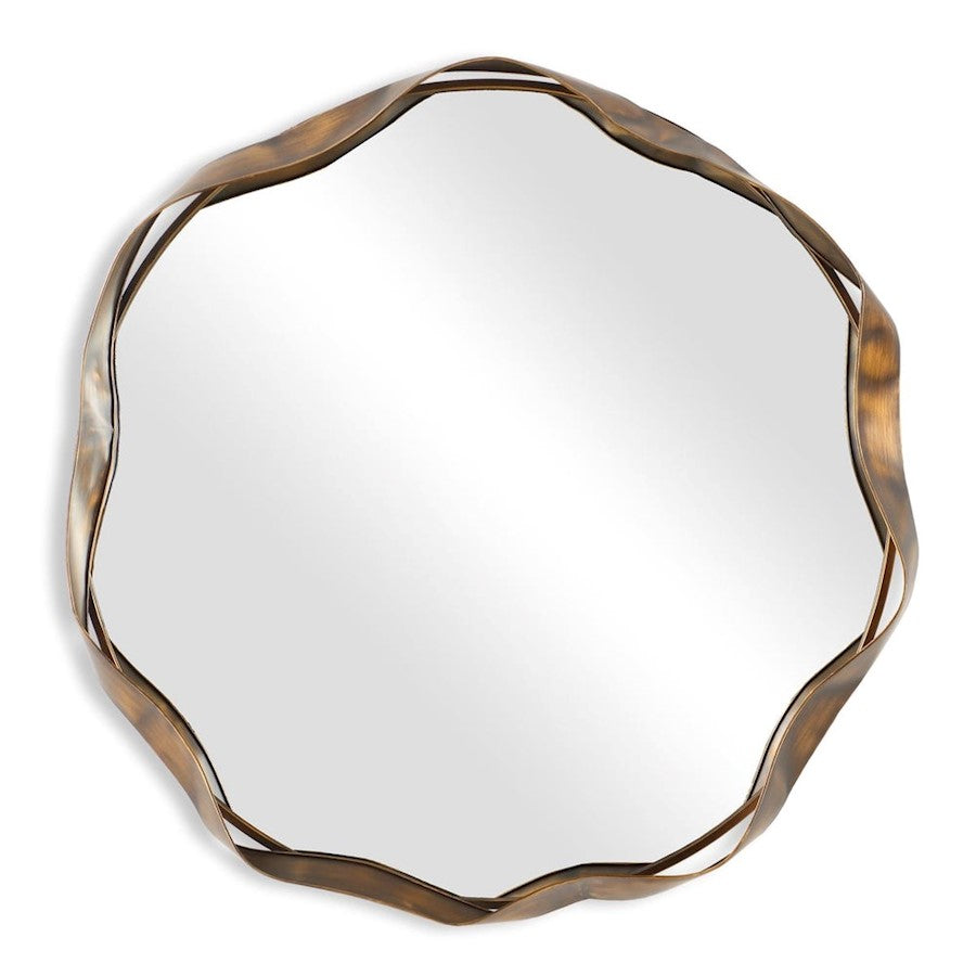 Uttermost Catch The Wave Round Mirror, Bronze - 8225