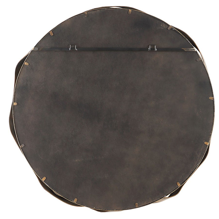 Uttermost Catch The Wave Round Mirror, Bronze