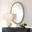 Uttermost Gillian Oval Mirror, Brushed Gold
