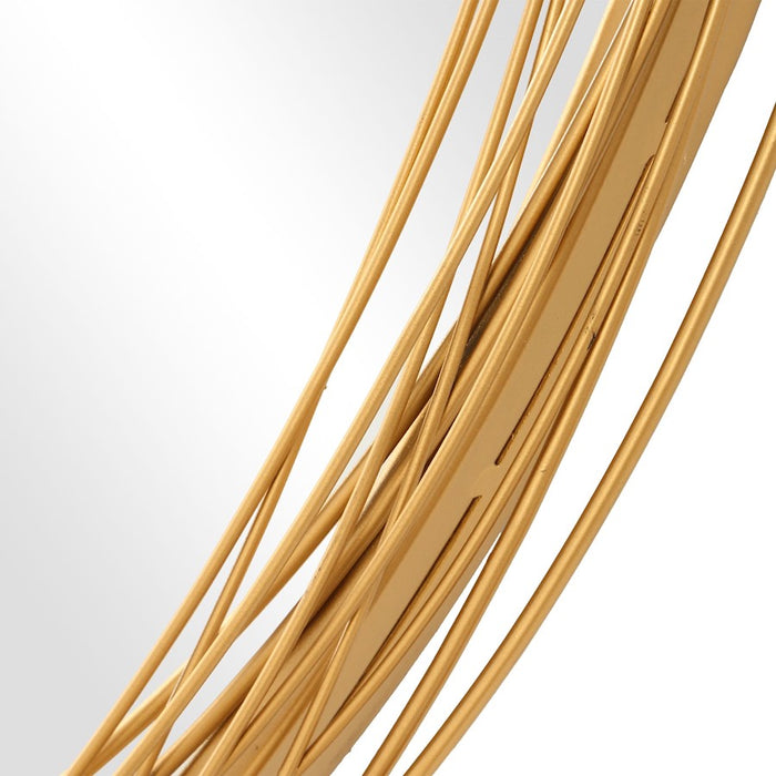 Uttermost Gillian Oval Mirror, Brushed Gold