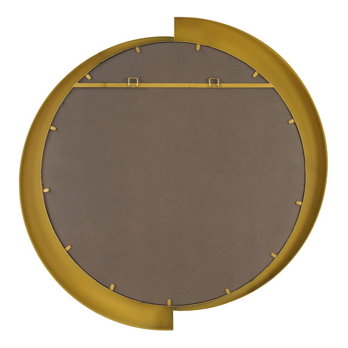 Uttermost Reverse Round Mirror, Brushed Bronze