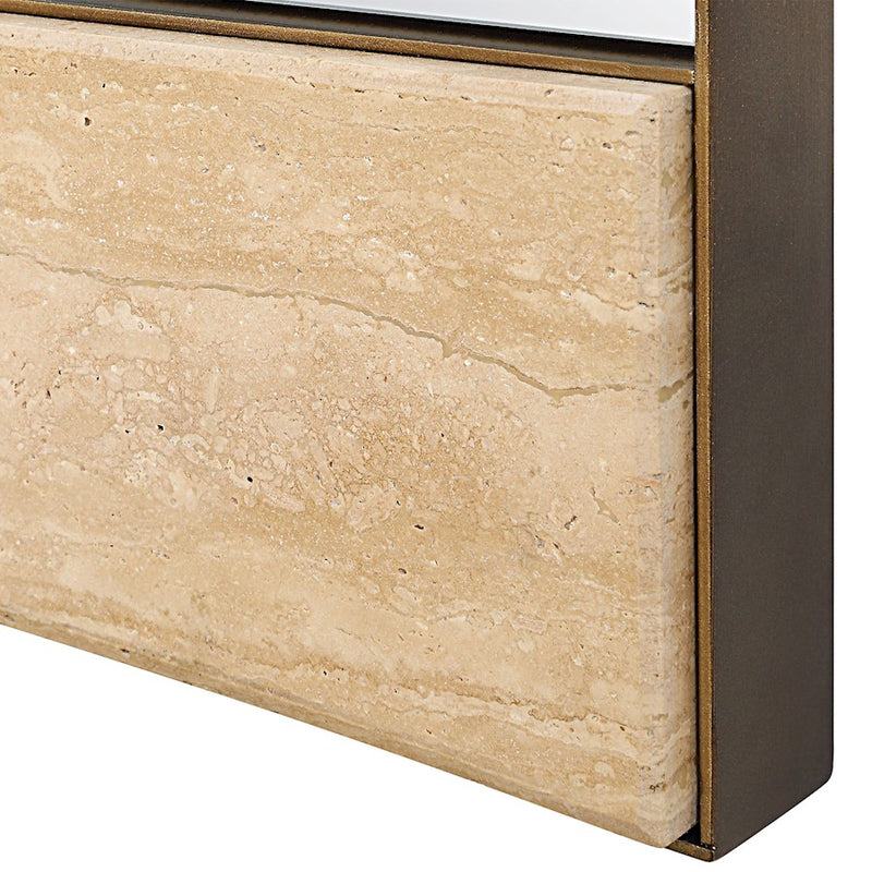 Uttermost Russo Oversized Modern Mirror, Golden Bronze