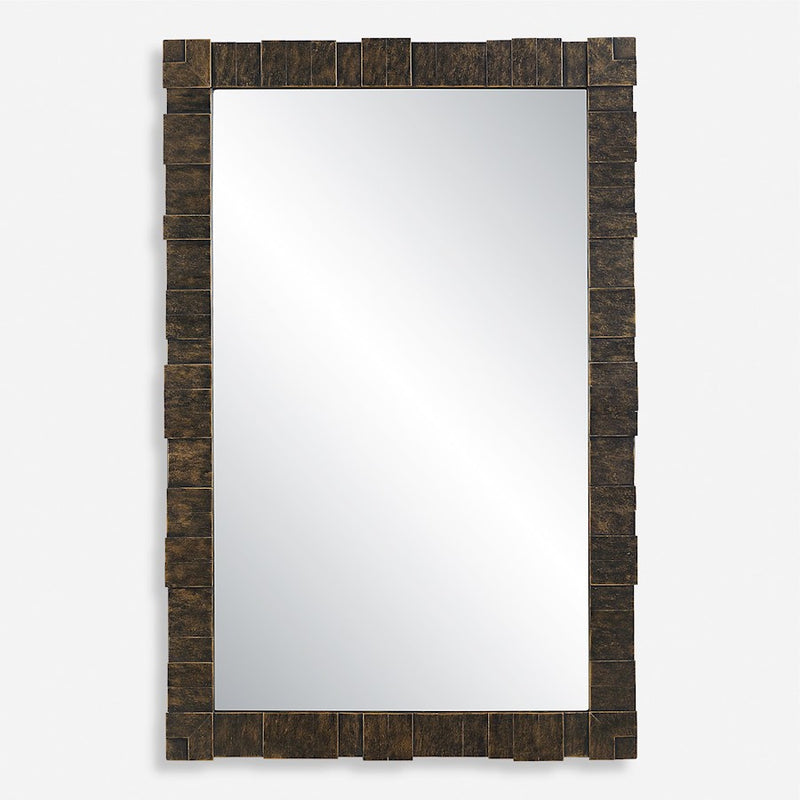 Uttermost Bustelo Mirror, Dark Bronze/Antique Gold - 8236