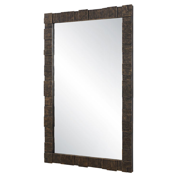 Uttermost Bustelo Mirror, Dark Bronze/Antique Gold