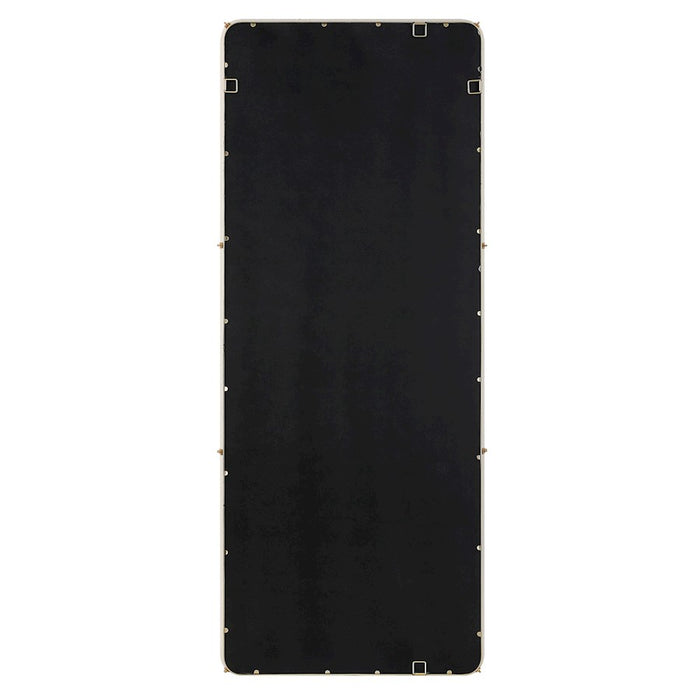 Uttermost Cyprus Dressing Mirror, White/Brass