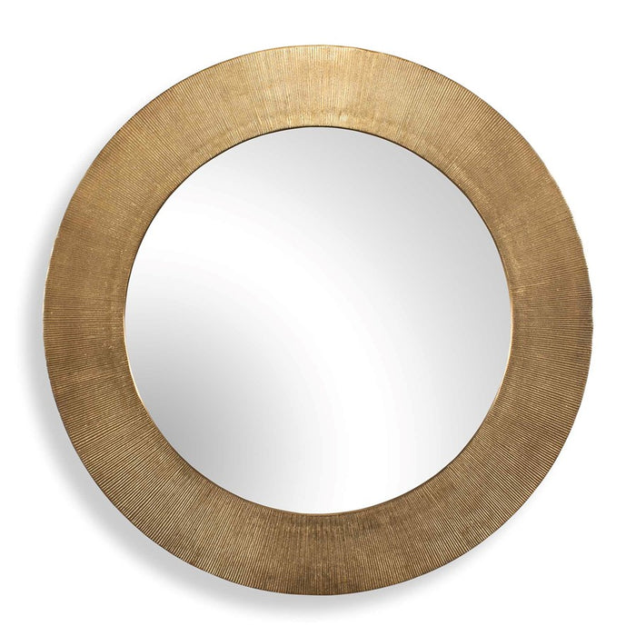 Uttermost Tano Antique Brass Round Mirror - 8276