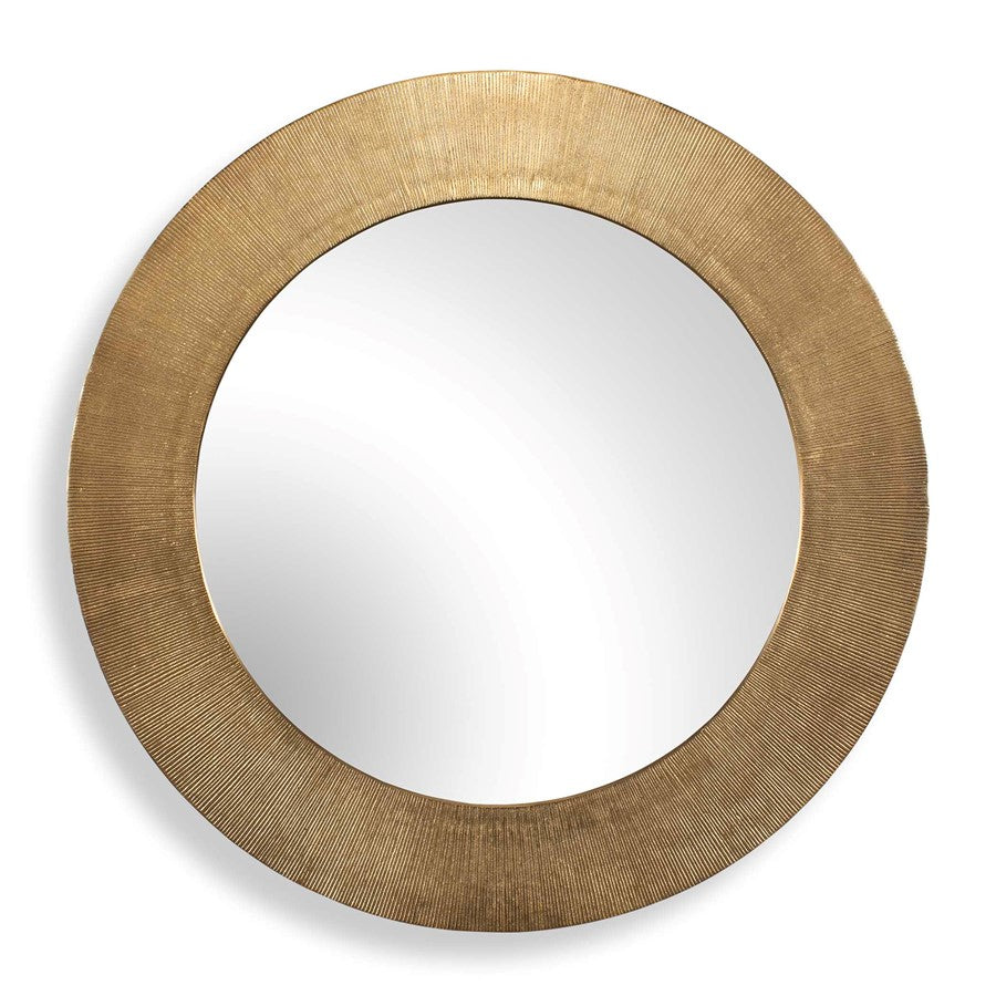 Uttermost Tano Antique Brass Round Mirror - 8276