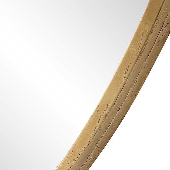 Uttermost Junius Large Round Mirror, Antique Gold Leaf