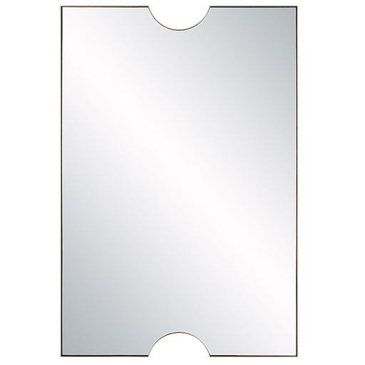 Uttermost Ticket Vanity Mirror, Metallic Gold Leaf