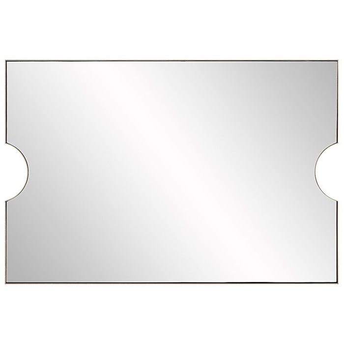 Uttermost Ticket Vanity Mirror, Metallic Gold Leaf