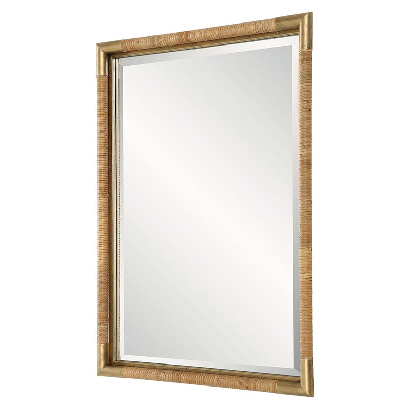 Uttermost Kampar Vanity Mirror, Antique Gold