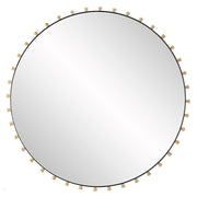 Uttermost Cosmopolitan Round Mirror, Matte Black - 9936