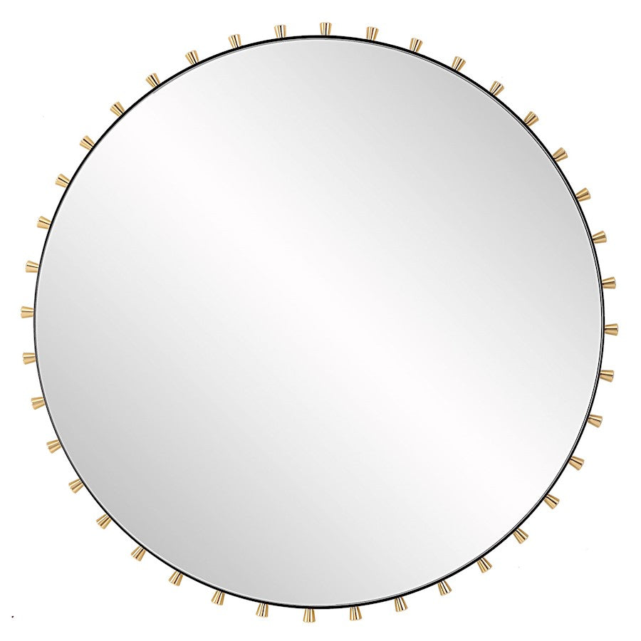 Uttermost Cosmopolitan Round Mirror, Matte Black - 9936