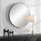 Uttermost Cosmopolitan Round Mirror, Matte Black