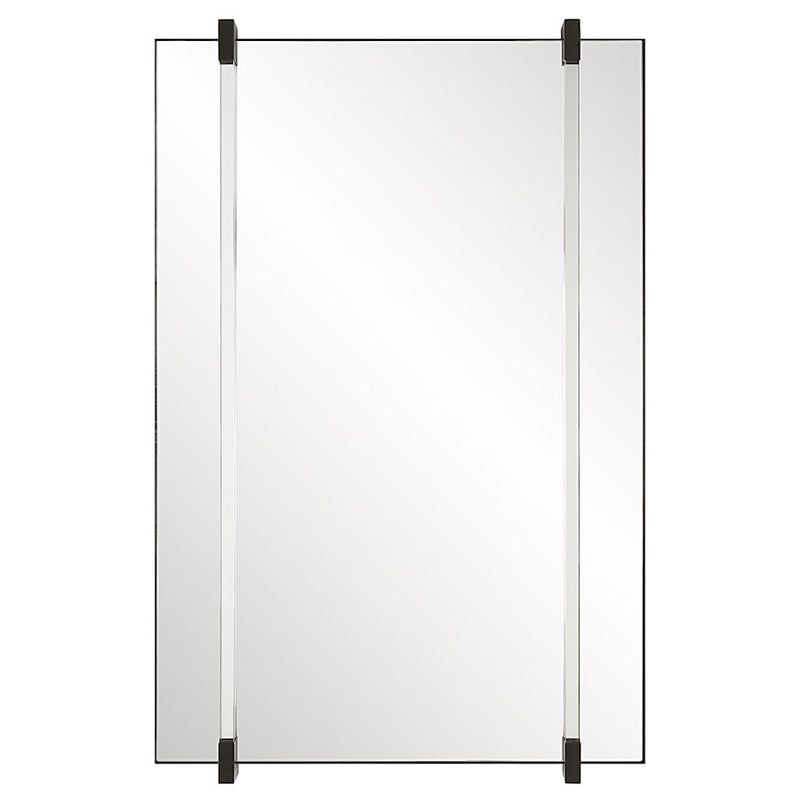 Uttermost Ladonna Rods Mirror, Matte Black - 9937