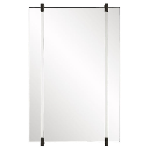 Uttermost Ladonna Rods Mirror, Matte Black