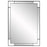 Uttermost Stellan Mirror, Sleek Matte Black - 9938