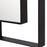 Uttermost Stellan Mirror, Sleek Matte Black