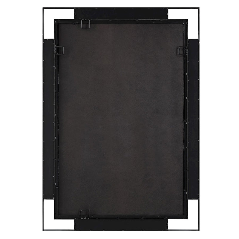 Uttermost Stellan Mirror, Sleek Matte Black