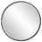 Uttermost Bonded Round Mirror, Sleek Matte Black - 9939