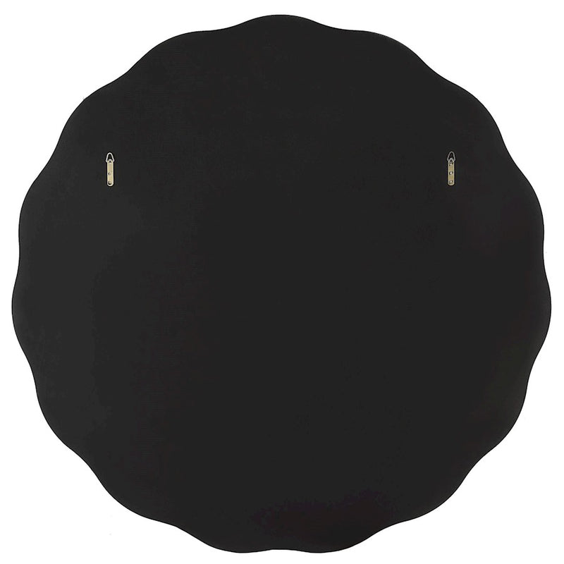 Uttermost Aneta Large Round Mirror, Aged Gold