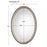 Haus Appeal Designs Raven 32X22" Mirror