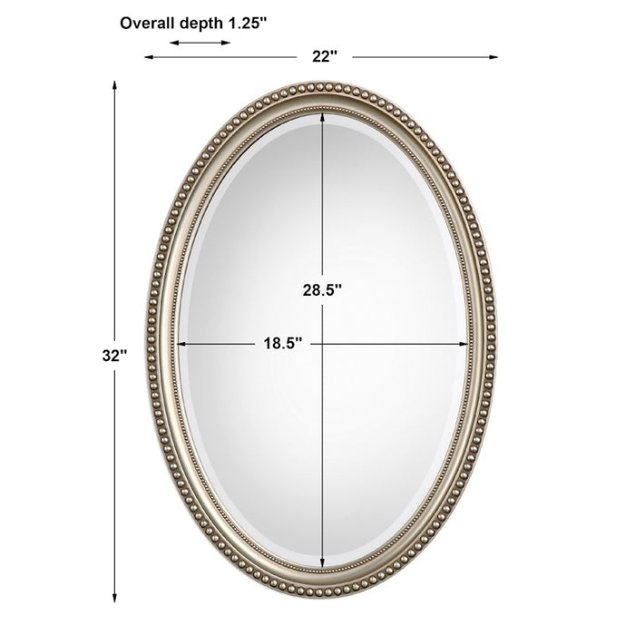 Haus Appeal Designs Raven 32X22" Mirror