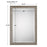 Haus Appeal Designs Lincroft 34X24" Mirror