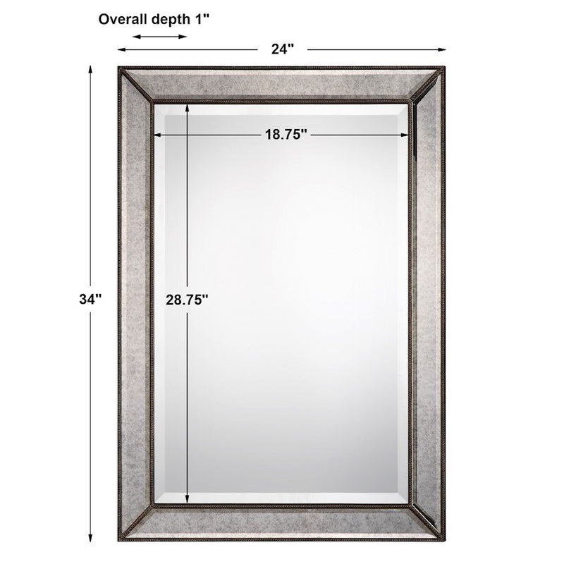 Haus Appeal Cretella 34X24" Mirror