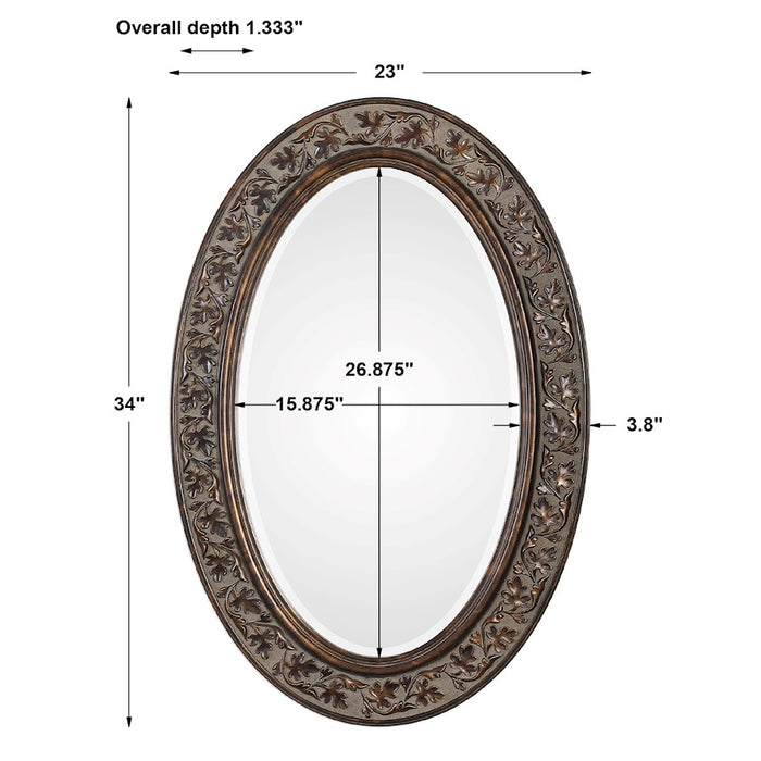 Haus Appeal Designs Glastonbury 34X23" Mirror