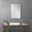 Haus Appeal Miranda 30x20in Wall Mirror | Burnished Silver Leaf Metal Frame | 30 x 20 x 2.12 in | Vertical or Horizontal Hang | Model W00451