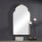 Haus Appeal Othello 38x22in Wall Mirror | Moroccan Dark Bronze & Gold Iron Frame | Entryway & Living Room Accent Mirror | 22 x 38 x 1.25 in| Model W00452