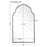 Haus Appeal Othello 38x22in Wall Mirror | Moroccan Dark Bronze & Gold Iron Frame | Entryway & Living Room Accent Mirror | 22 x 38 x 1.25 in| Model W00452