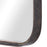 Haus Appeal Georgia 36x24in Wall Mirror | Dark Bronze & Gold Metal | 36.12 x 23.88 x 1.38 in, Vertical or Horizontal Mount | Model W00460