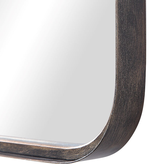 Haus Appeal Georgia 36x24in Wall Mirror | Dark Bronze & Gold Metal | 36.12 x 23.88 x 1.38 in, Vertical or Horizontal Mount | Model W00460