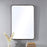 Haus Appeal Georgia 36x24in Wall Mirror | Dark Bronze & Gold Metal | 36.12 x 23.88 x 1.38 in, Vertical or Horizontal Mount | Model W00460